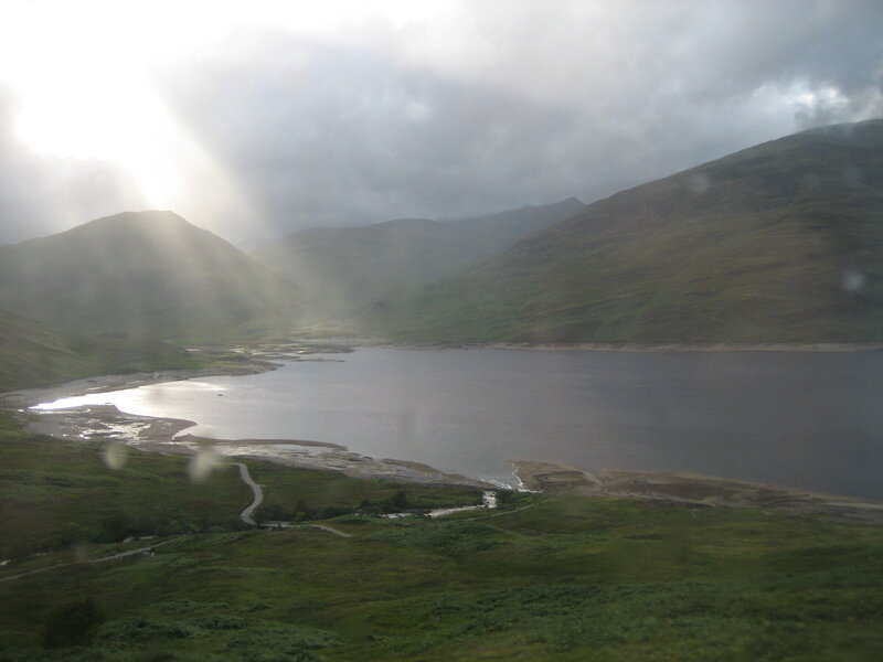 Lakeside mountain view