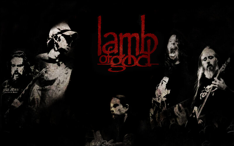 Lamb of God band collage