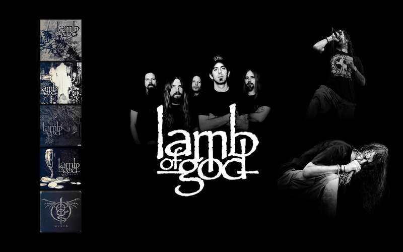 Lamb of God band collage