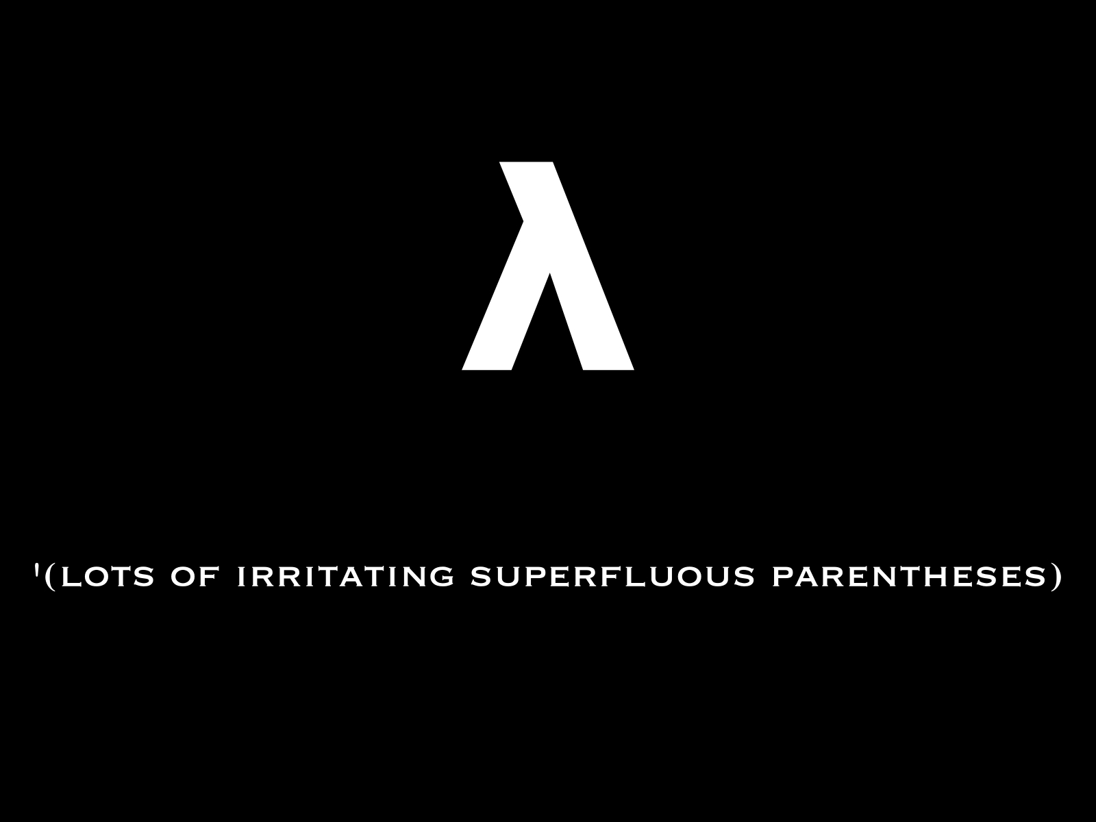 Lambda logo with text