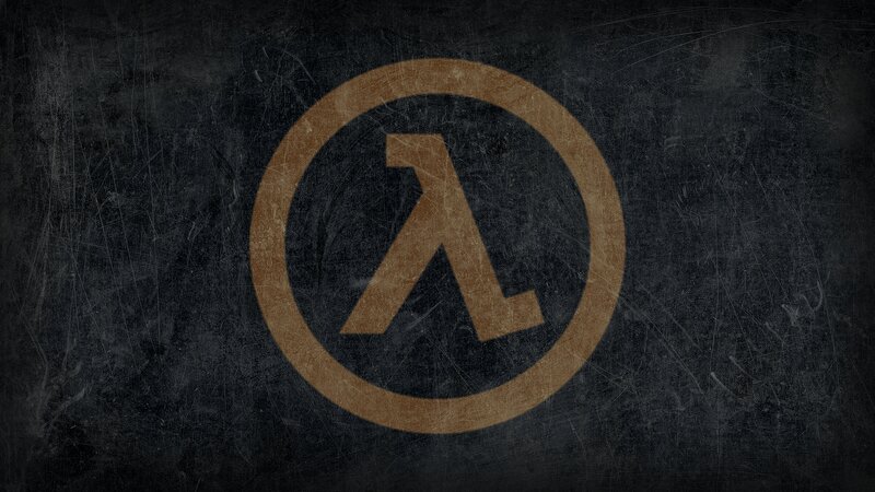 Lambda Symbol in Circle — Black