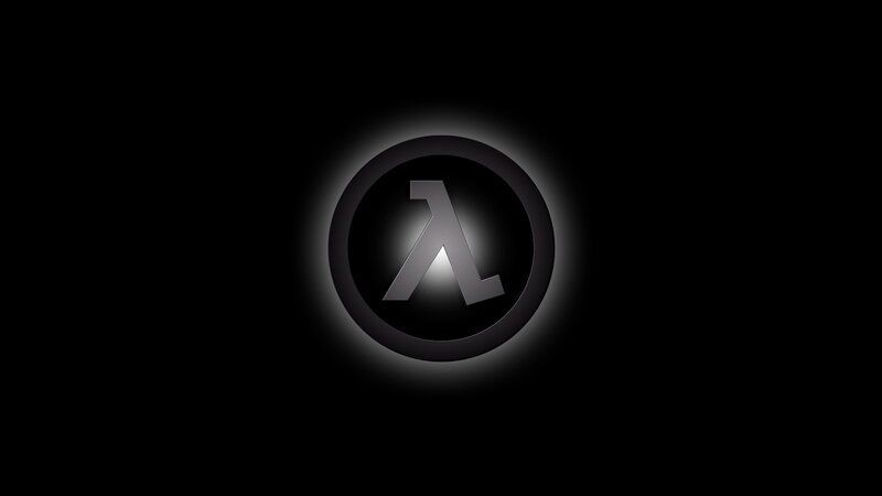 Lambda Symbol Logo — Black