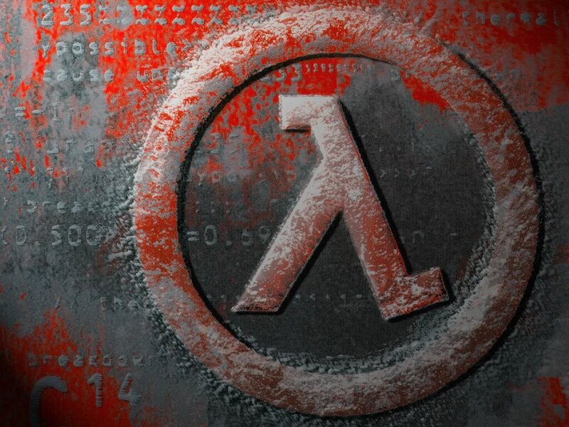 Lambda Symbol Logo — Red