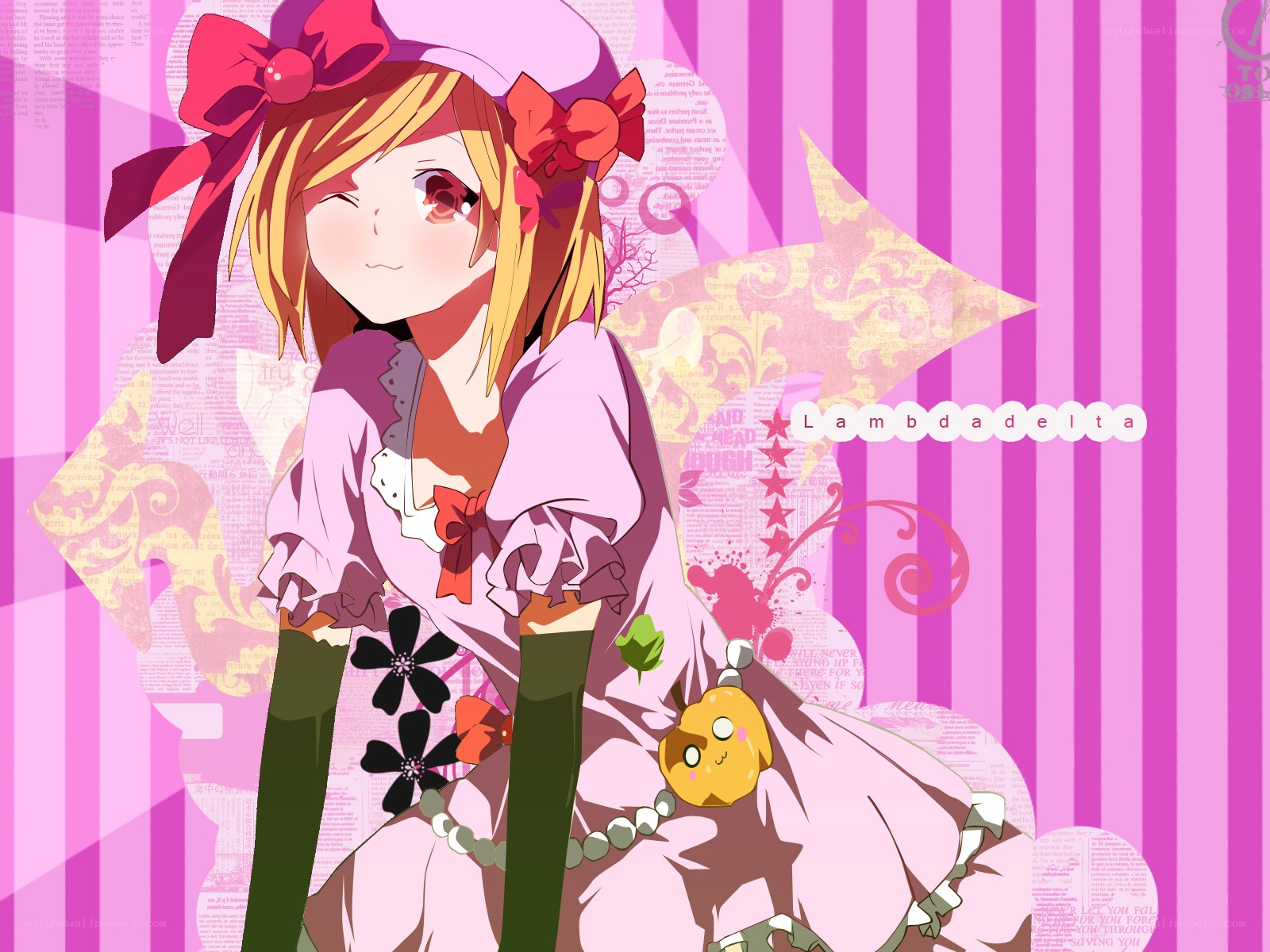 Lambdadelta anime character