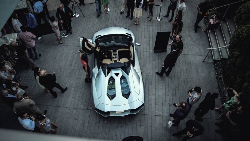 Lamborghini at an event