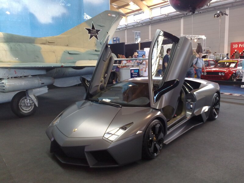 Lamborghini at an exhibition