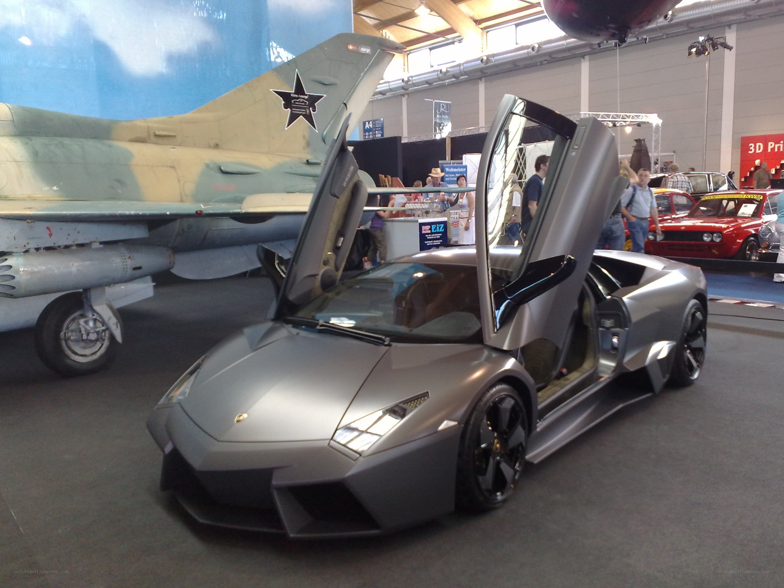 Lamborghini at an exhibition