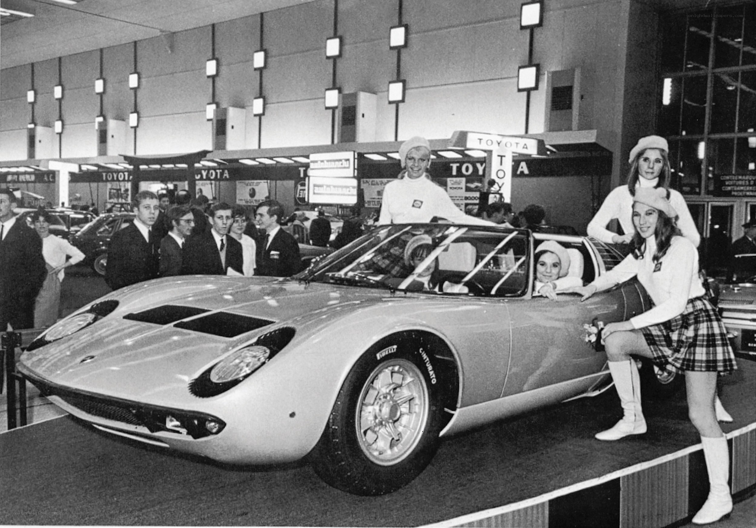 Lamborghini at auto show
