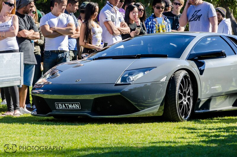 Lamborghini at car show
