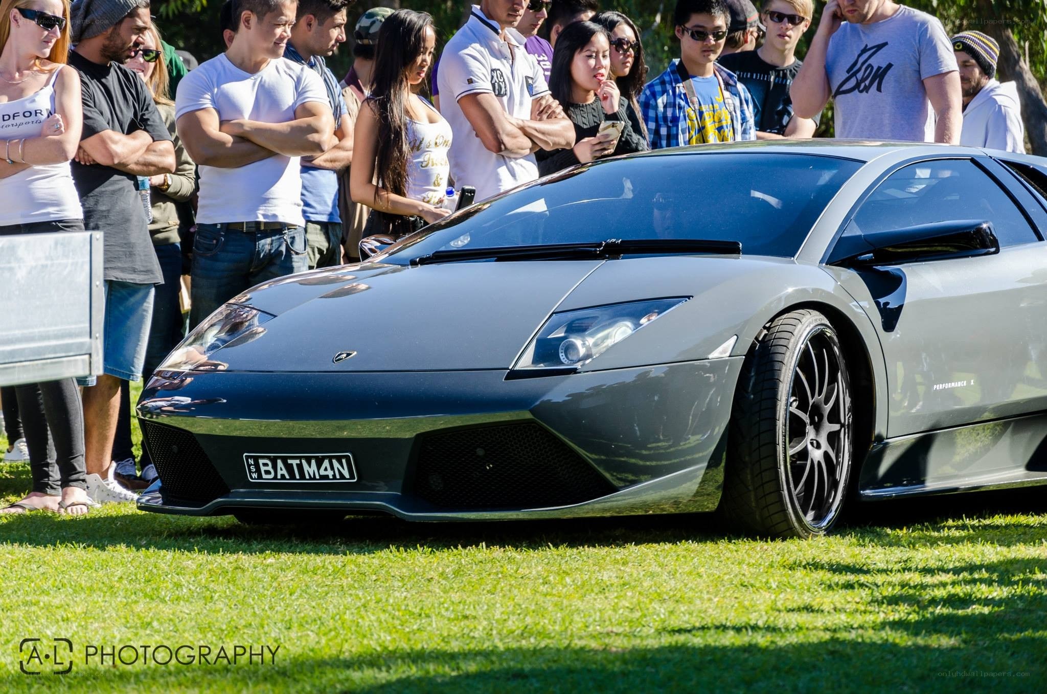 Lamborghini at car show