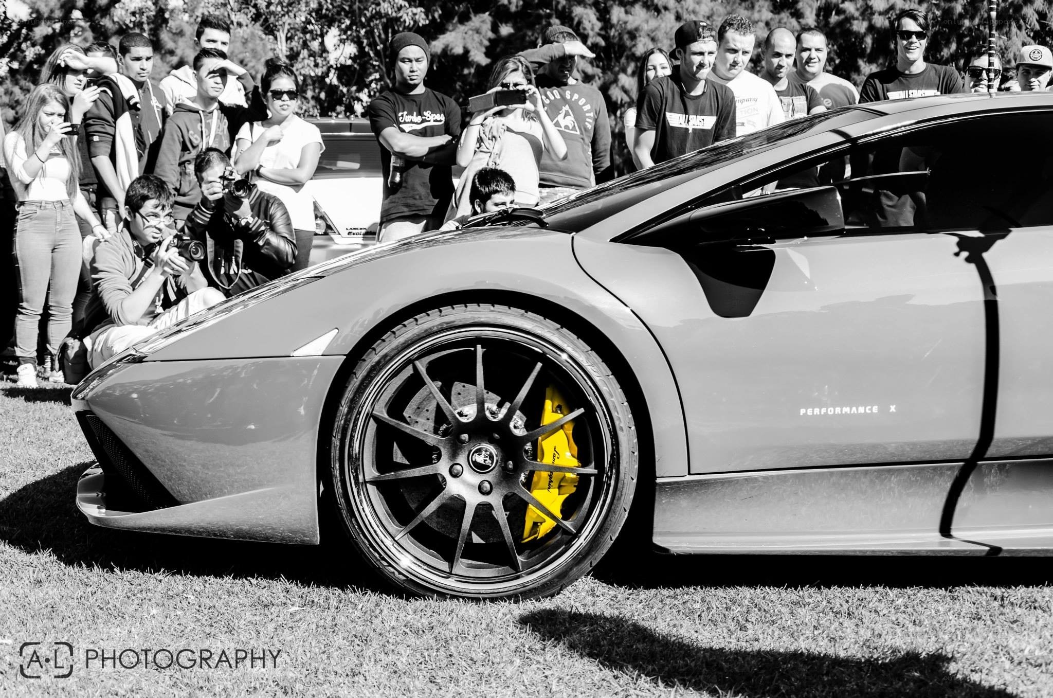 Lamborghini at car show