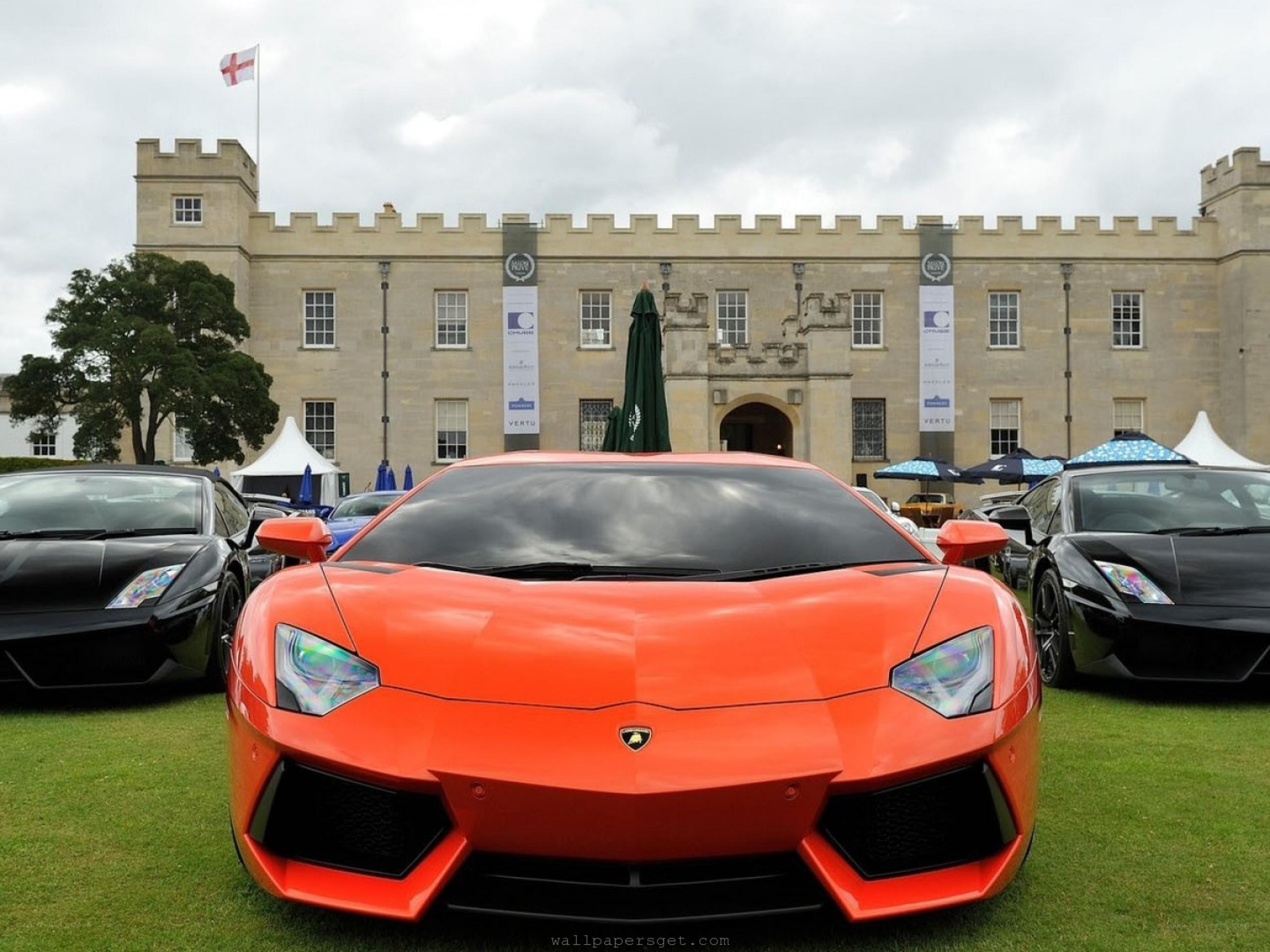 Lamborghini at car show