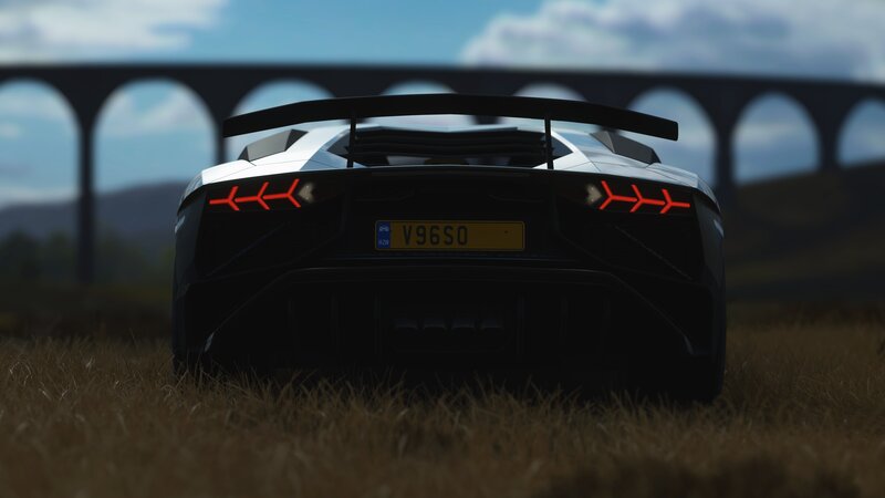 Lamborghini Aventador — Black, Dramatic, Afternoon