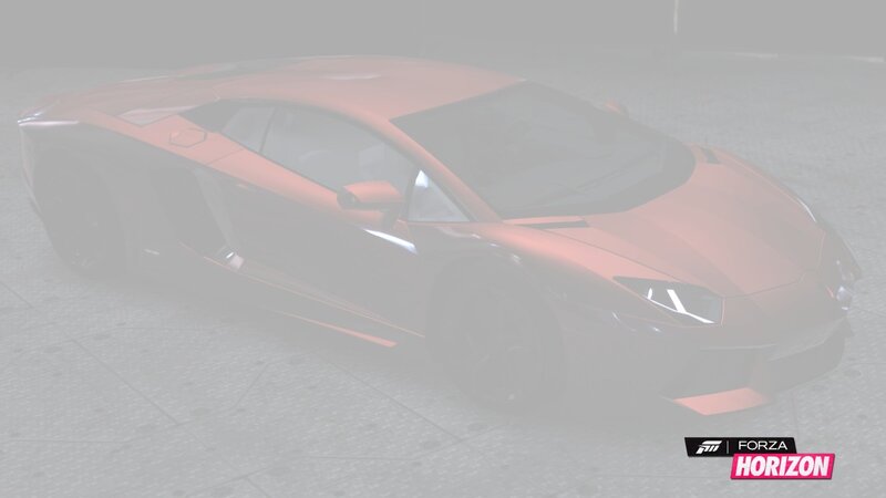 Lamborghini Aventador in fog