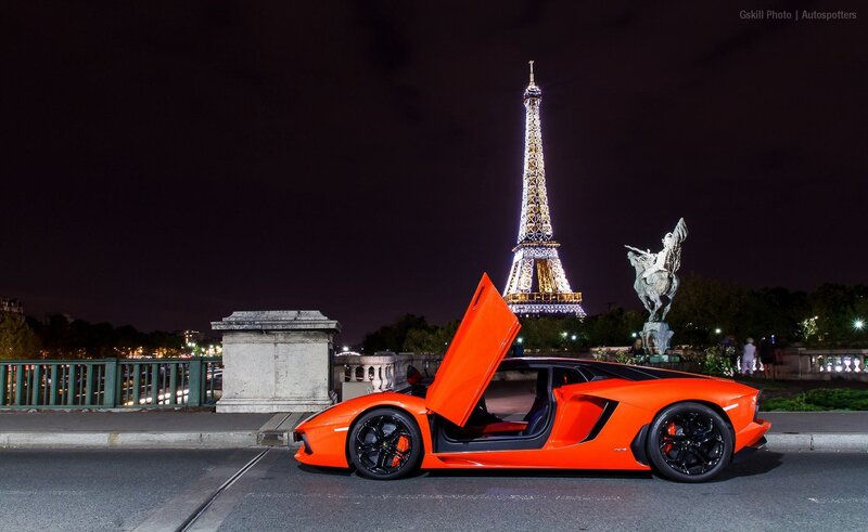 Lamborghini Aventador in Paris
