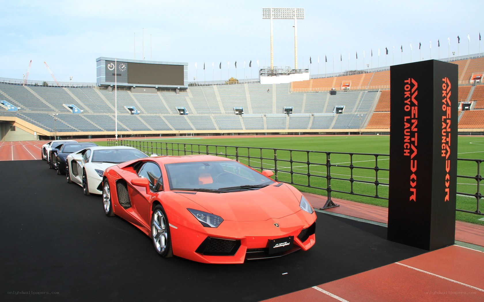 Lamborghini Aventador launch event
