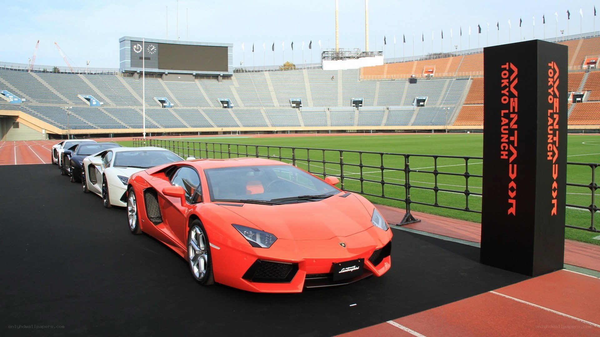 Lamborghini Aventador launch event