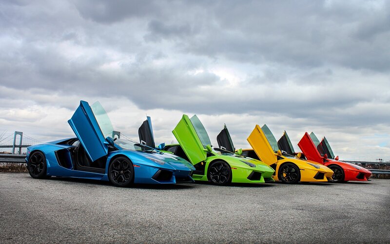 Lamborghini Aventador Lineup