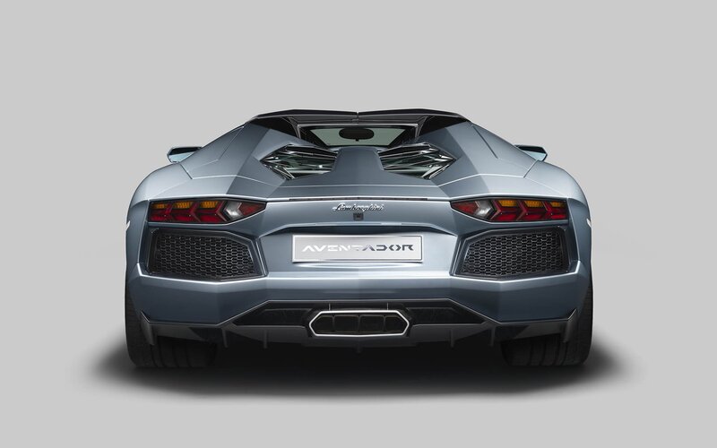 Lamborghini Aventador rear view
