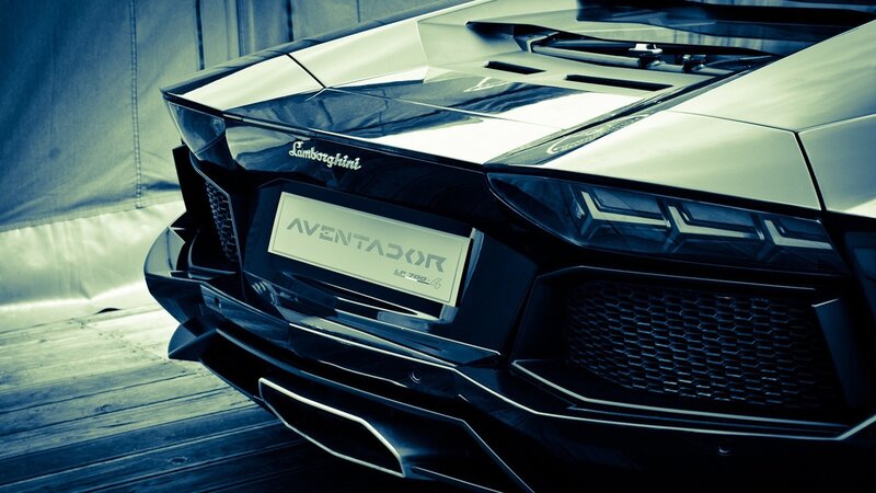 Lamborghini Aventador rear view
