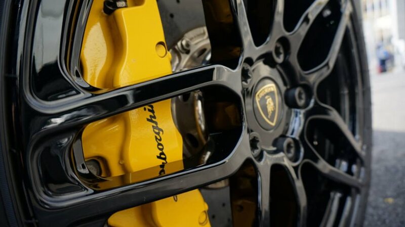 Lamborghini Brake Caliper — Black