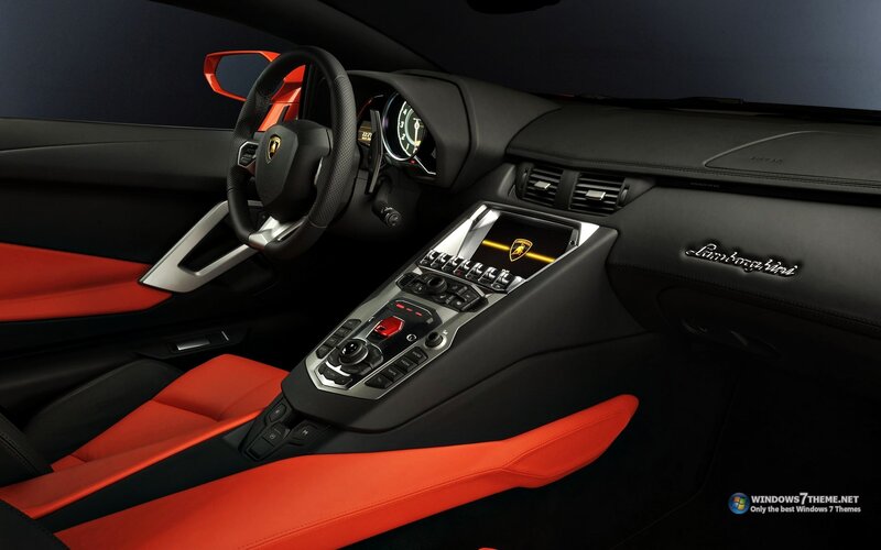 Lamborghini Car Interior — Black, Luxurious
