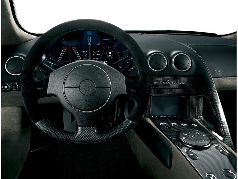 Lamborghini Car Interior — Gray