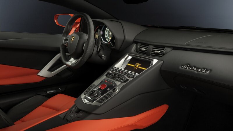 Lamborghini Car Interior — Steering Wheel