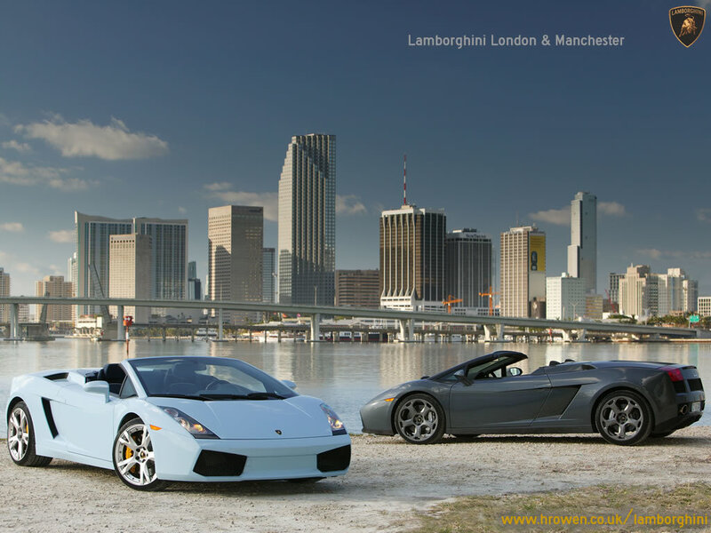 Lamborghini cars in Miami