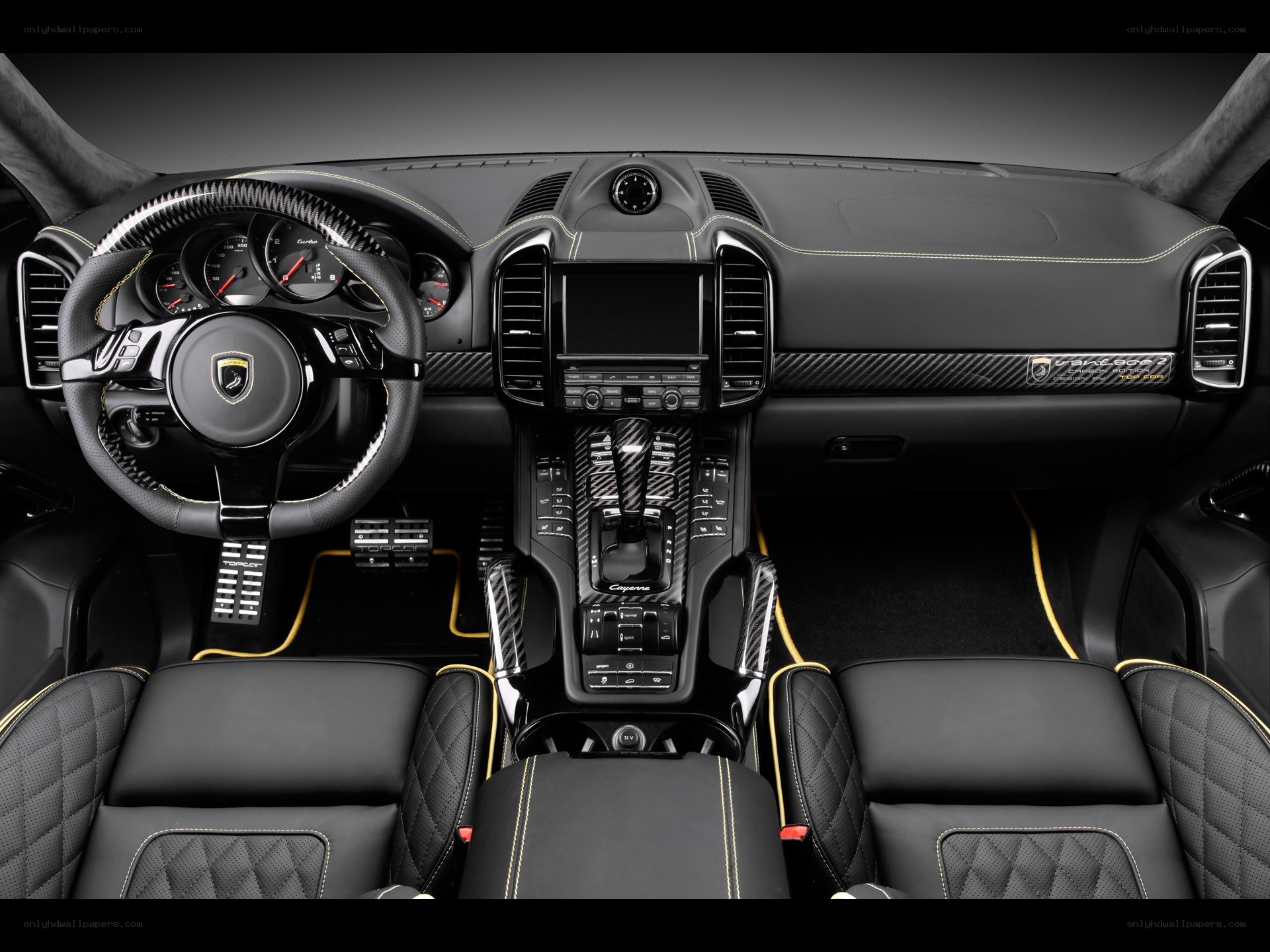Lamborghini Cayenne interior