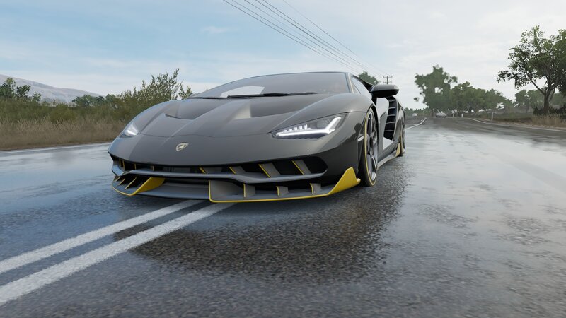 Lamborghini Centenario — Gray, Calm