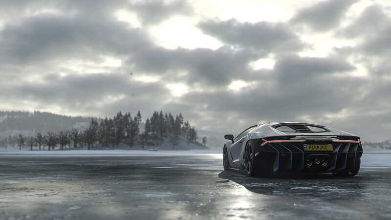 Lamborghini Centenario — Gray, Dramatic
