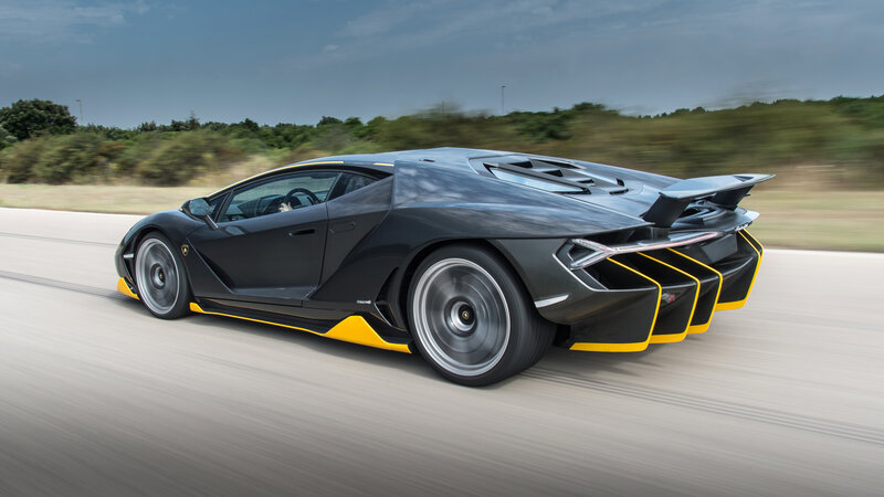 Lamborghini Centenario in motion