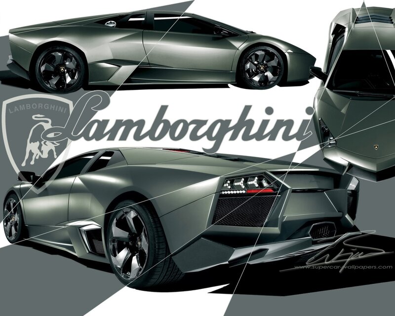 Lamborghini concept car artwork