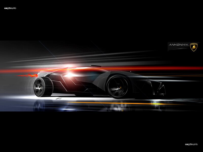 Lamborghini Concept Car — Black