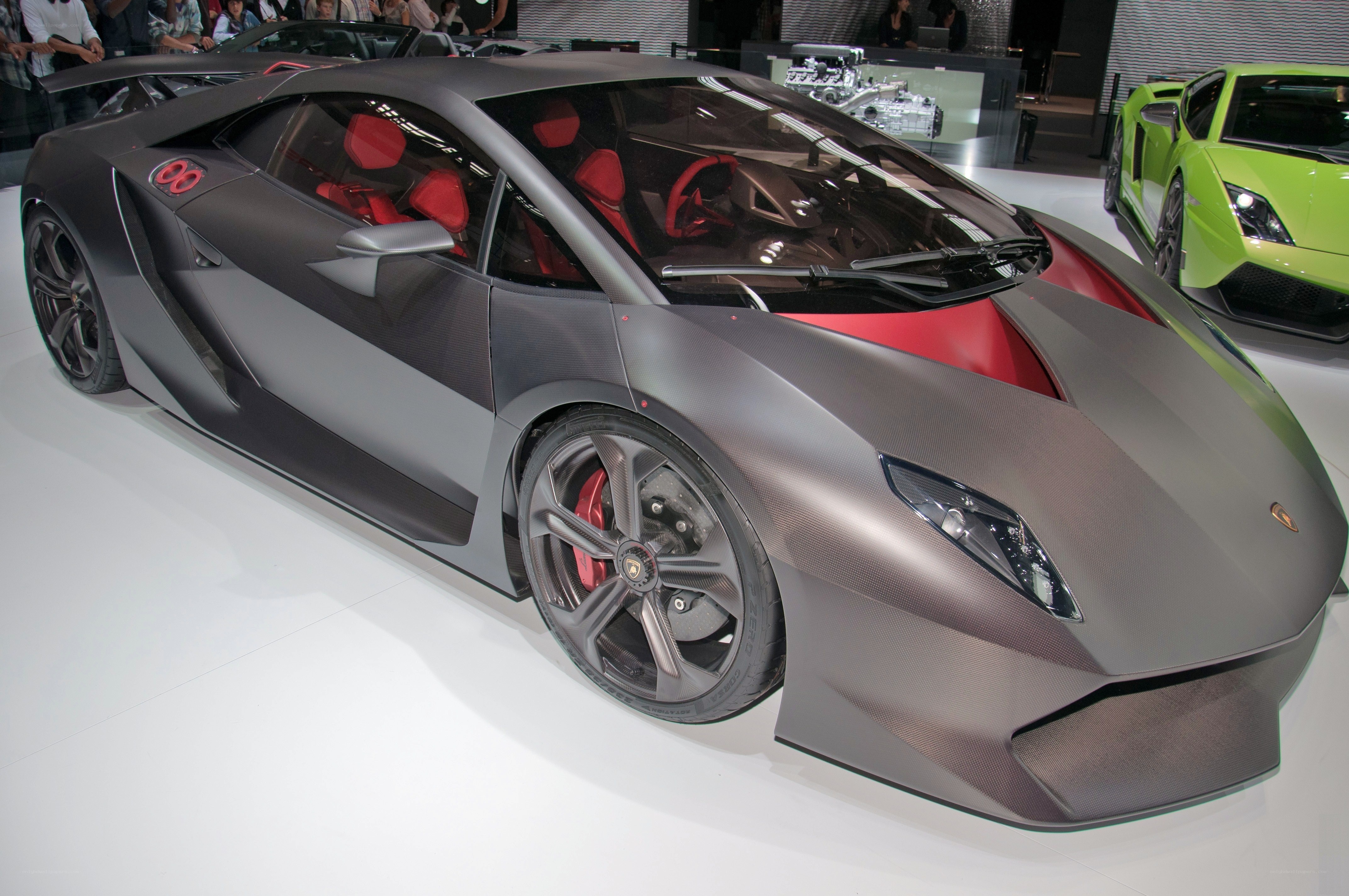 Lamborghini concept car display