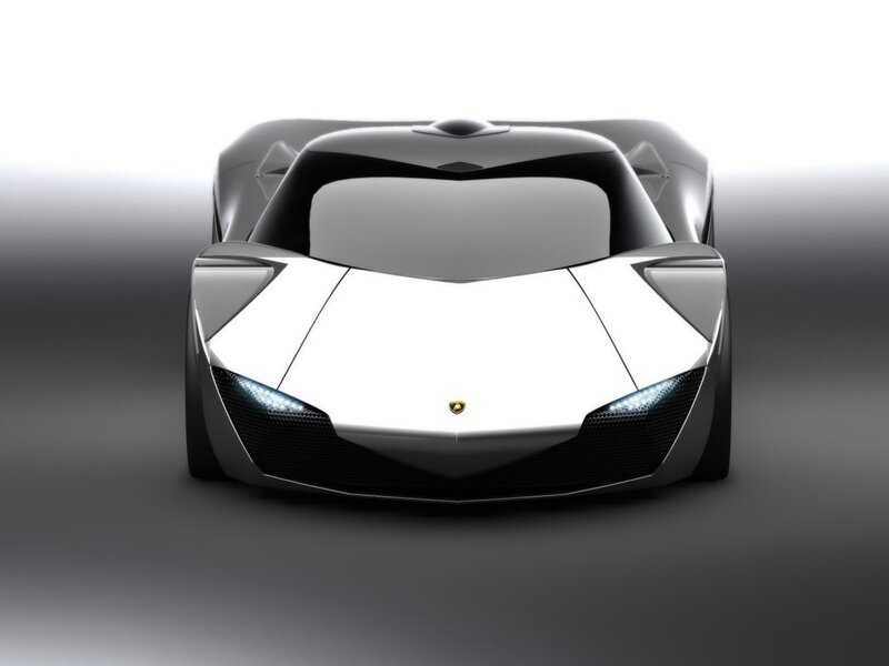 Lamborghini concept car front view