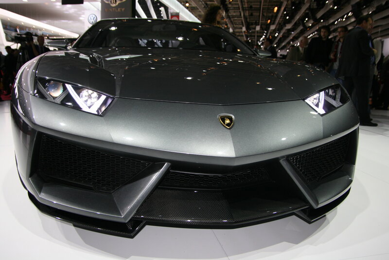 Lamborghini concept car front view