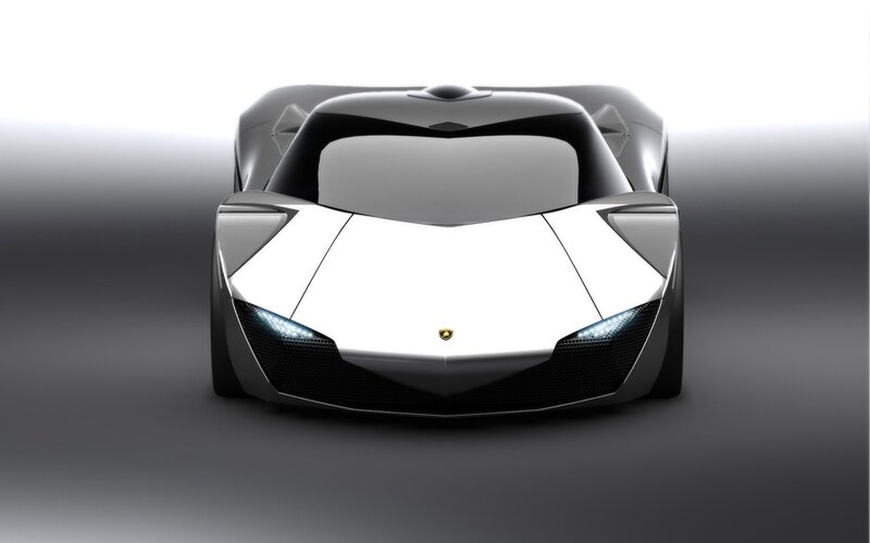 Lamborghini concept car front view
