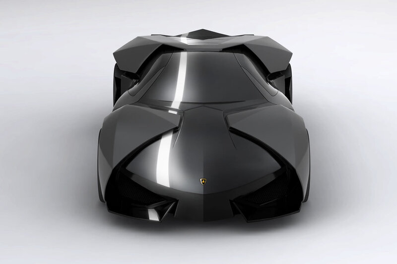 Lamborghini concept car front view