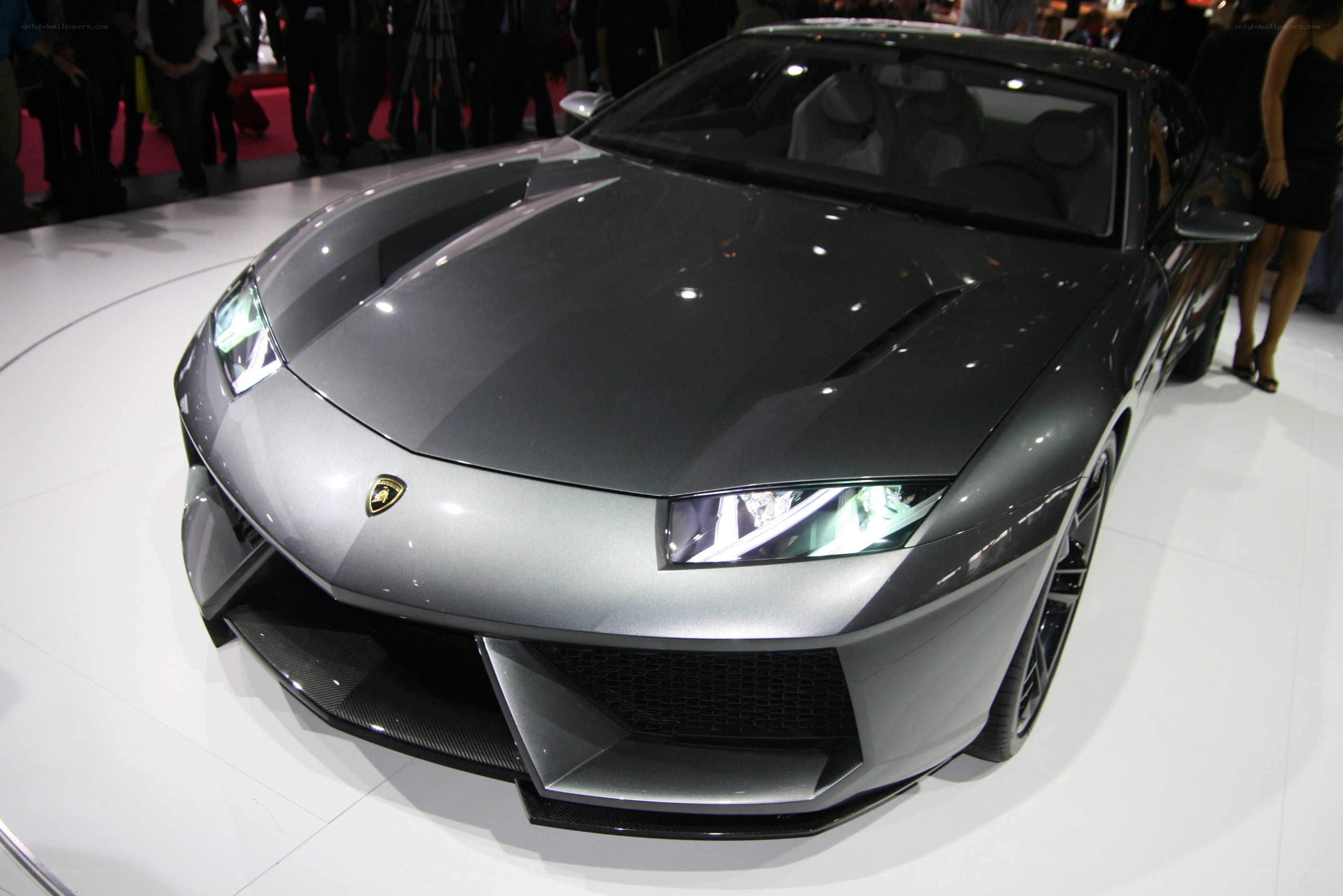 Lamborghini concept car on display