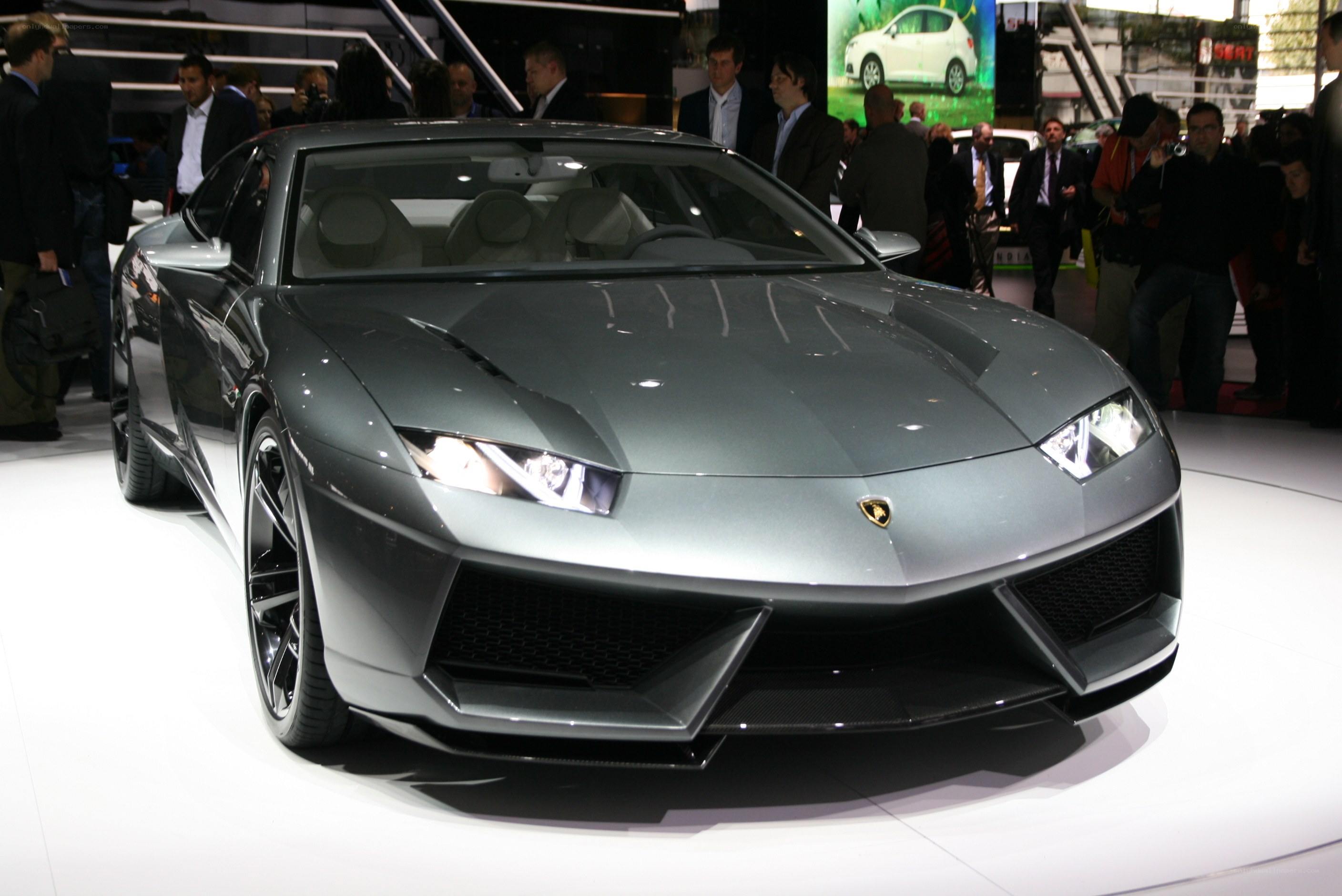 Lamborghini concept car on display
