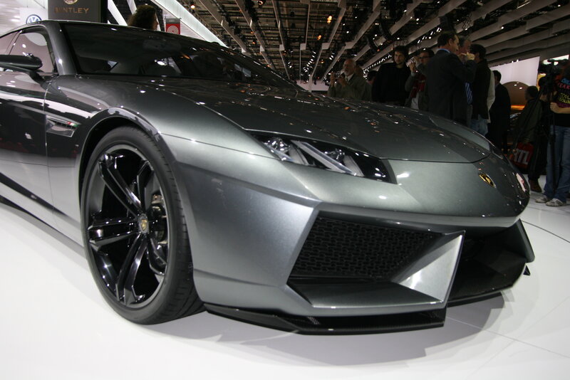 Lamborghini concept car on display