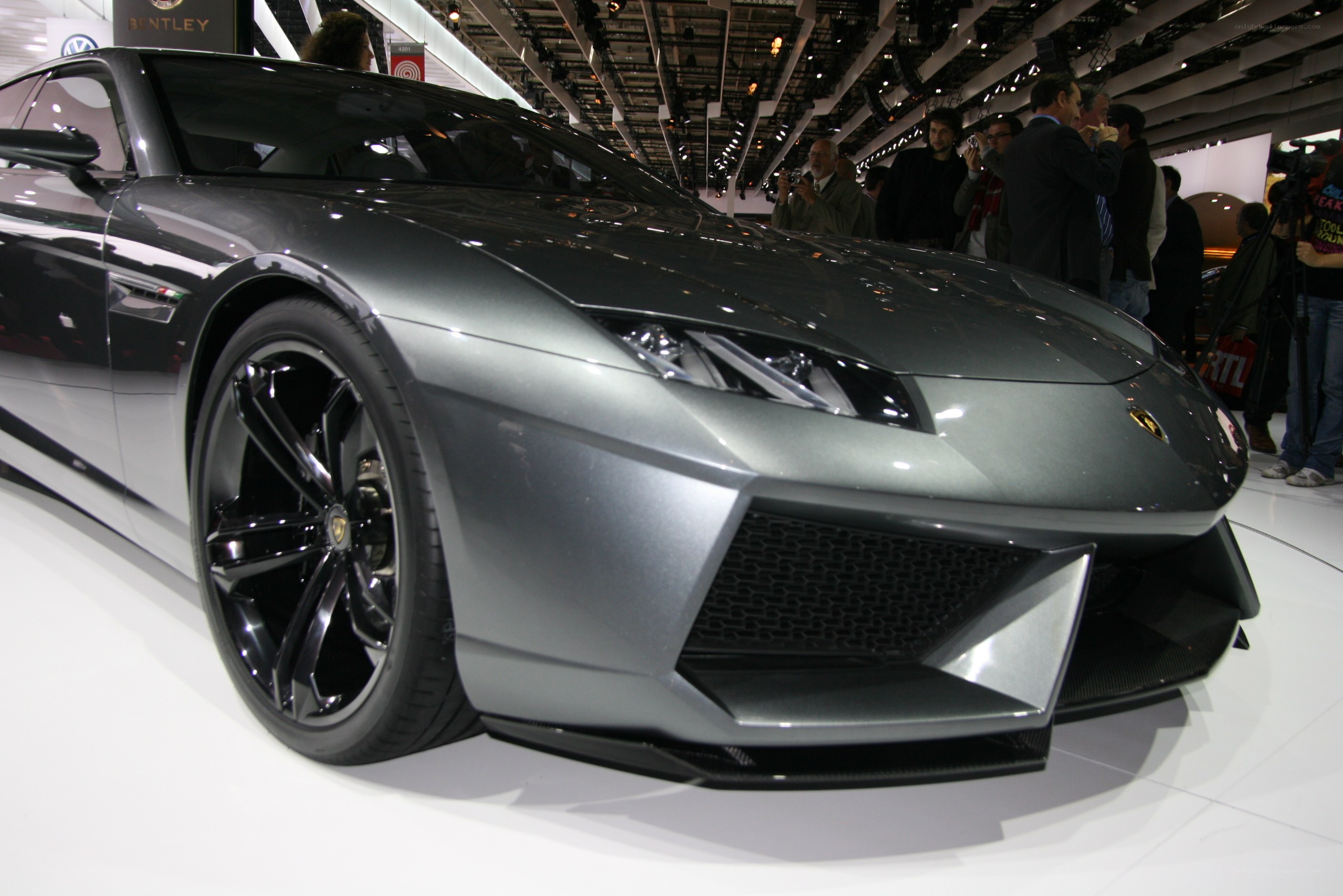 Lamborghini concept car on display