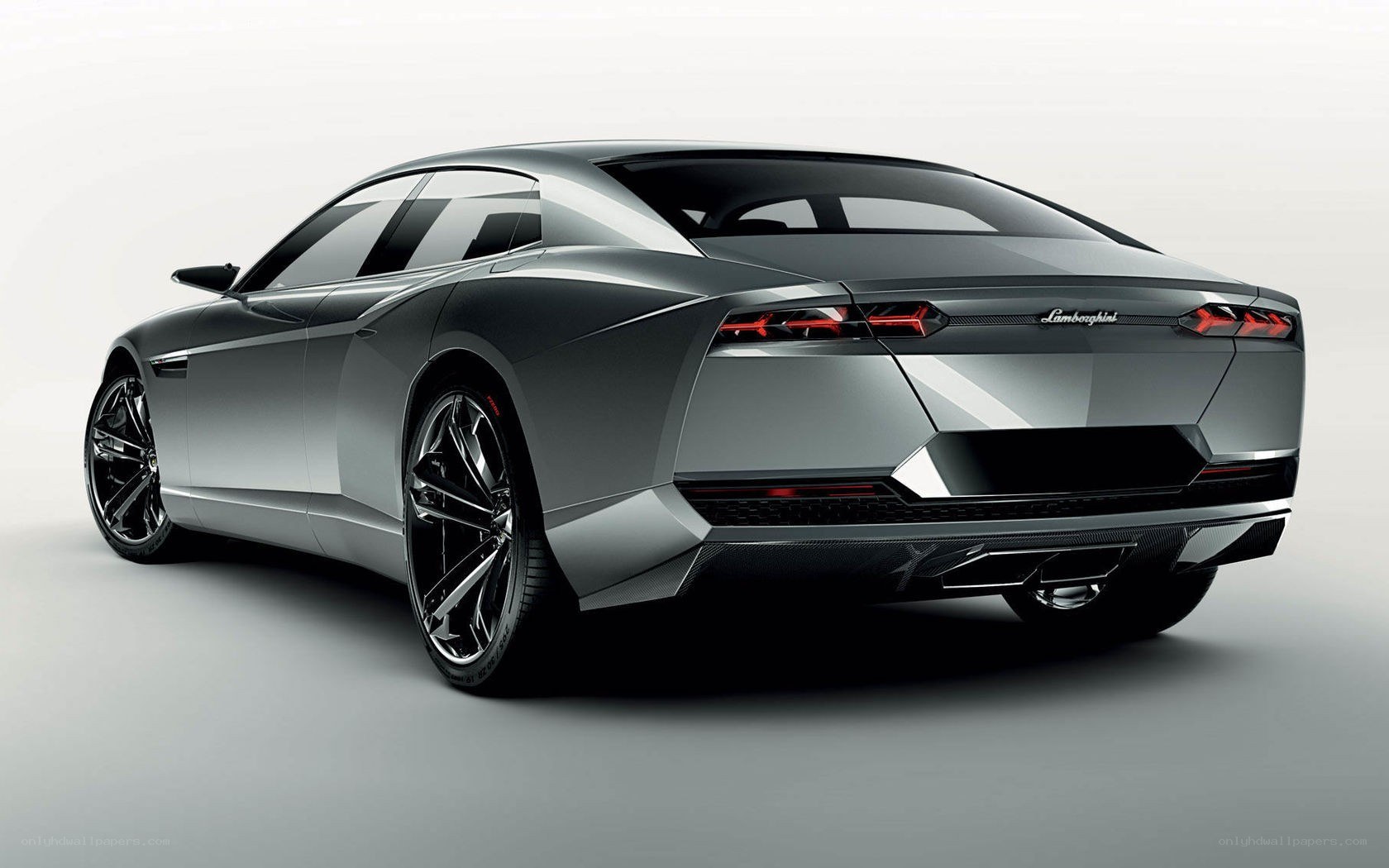 Lamborghini concept car rear view