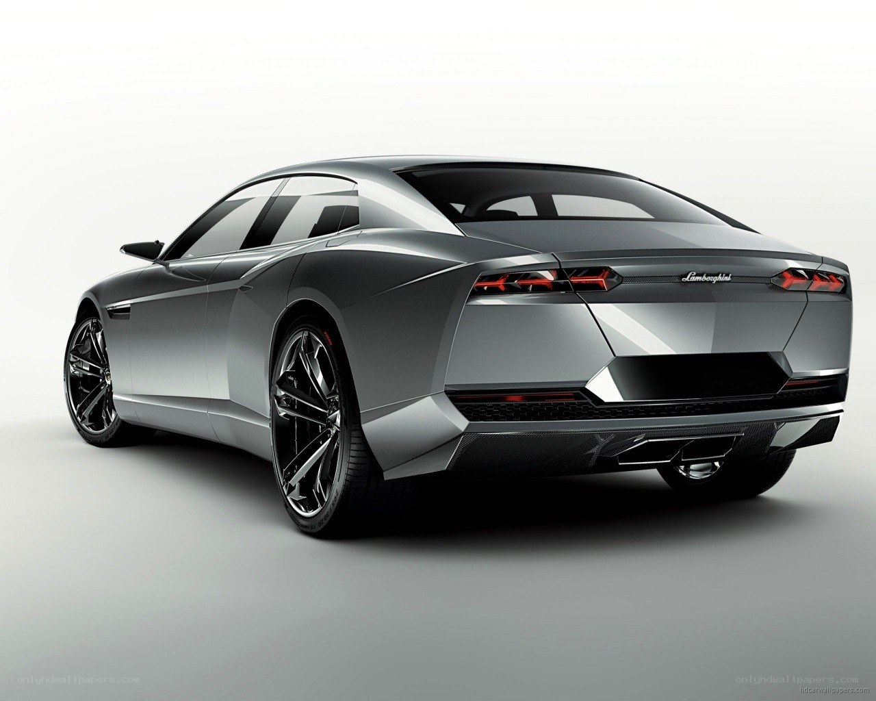 Lamborghini concept car rear view