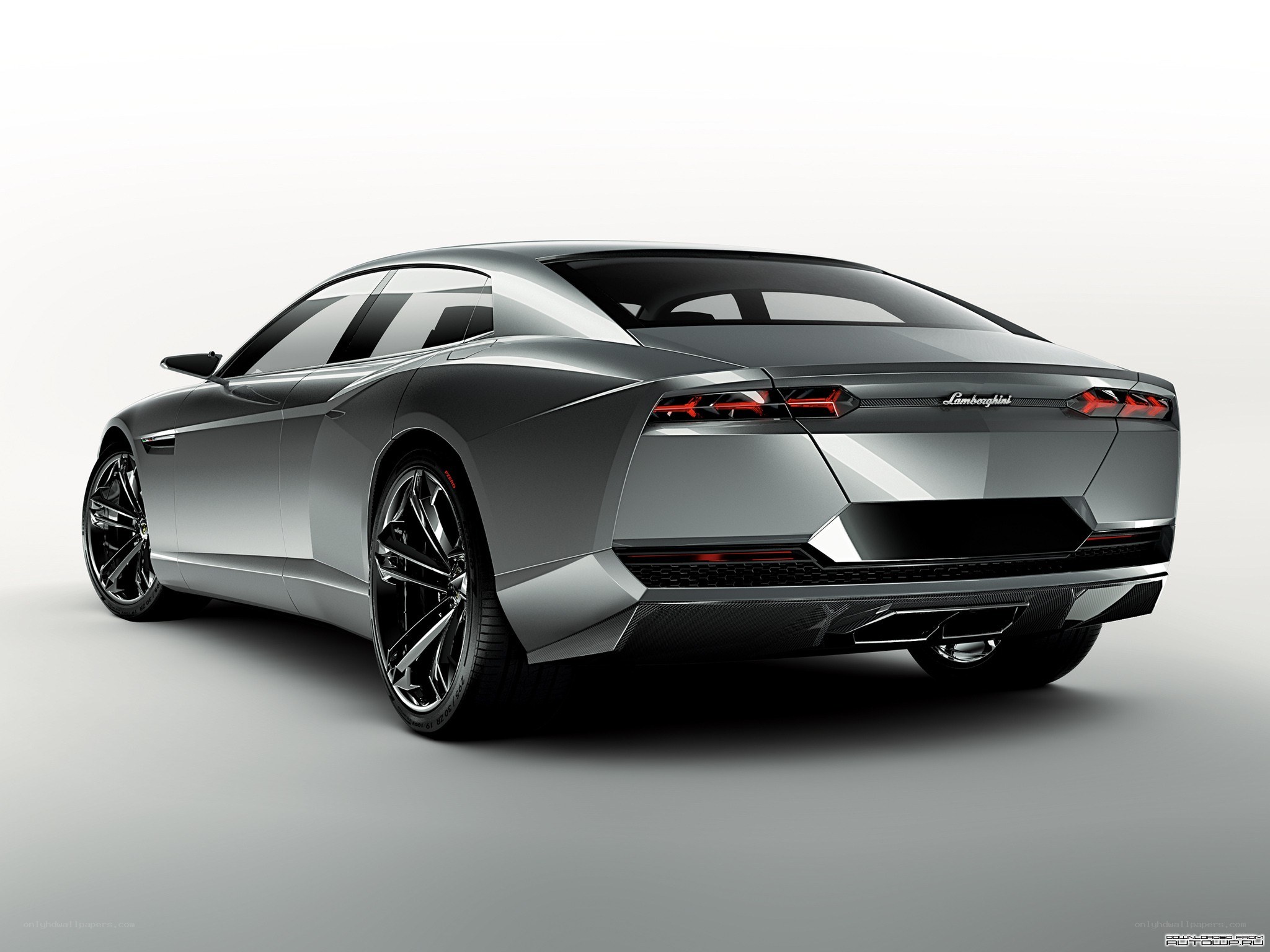 Lamborghini concept car rear view