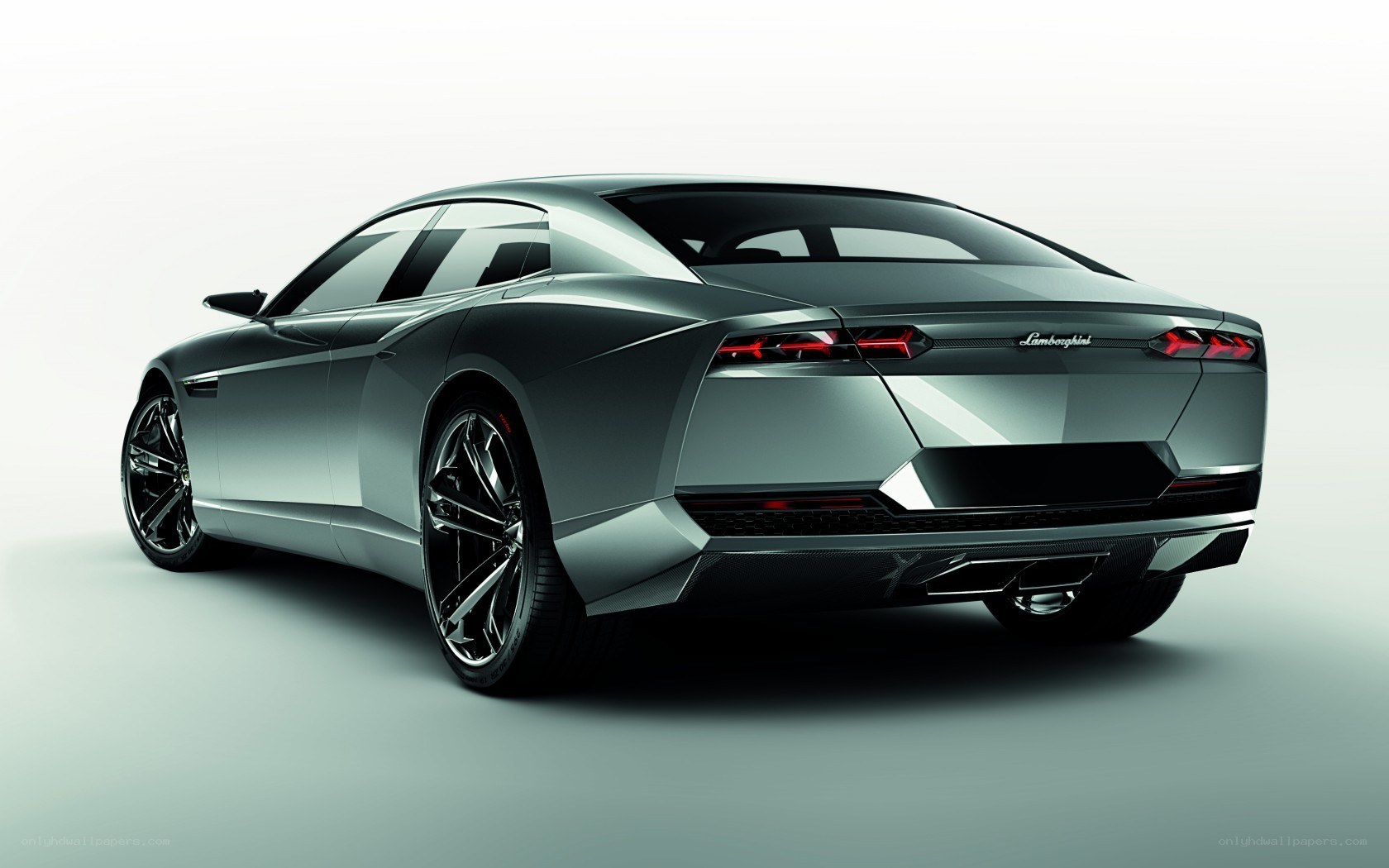 Lamborghini concept car rear view