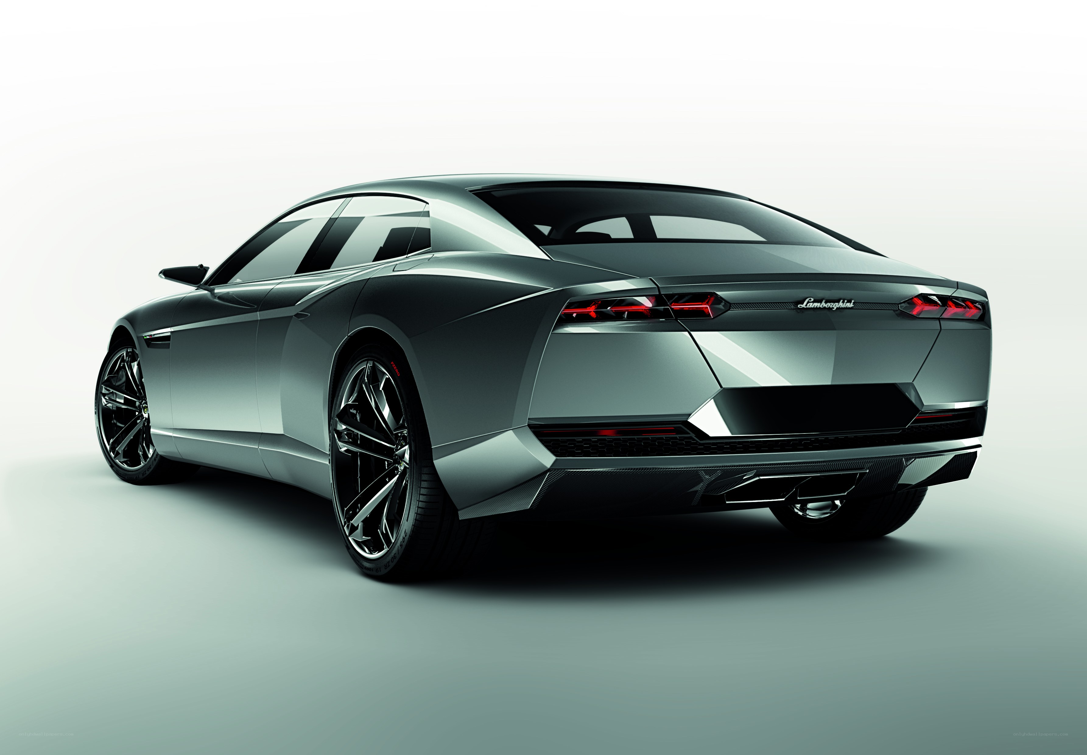 Lamborghini concept car rear view