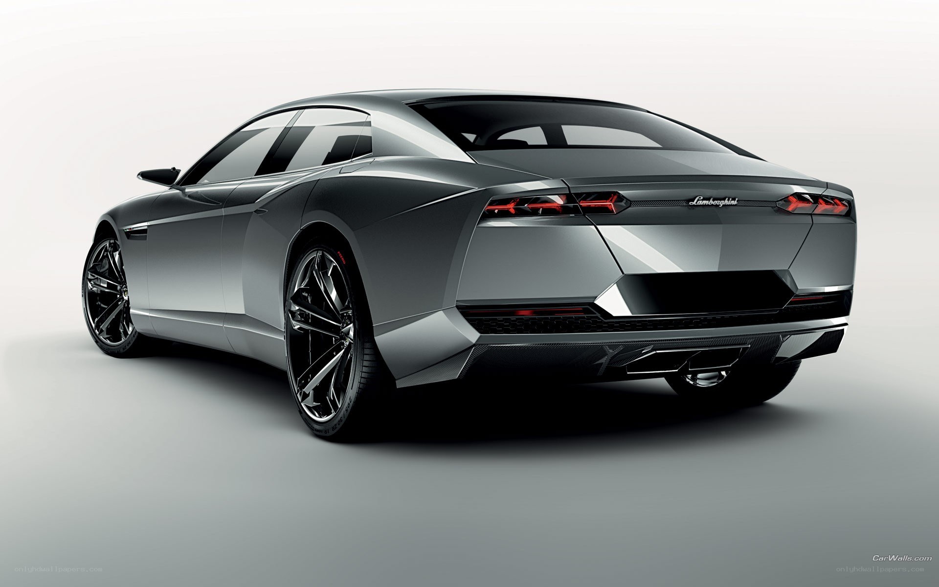Lamborghini concept car rear view